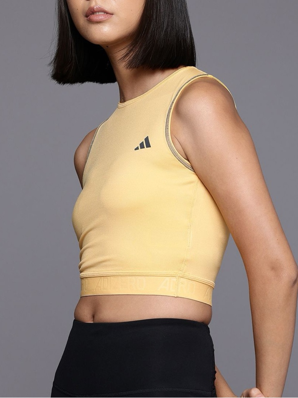 Adidas Adizero Running Crop Tank Top